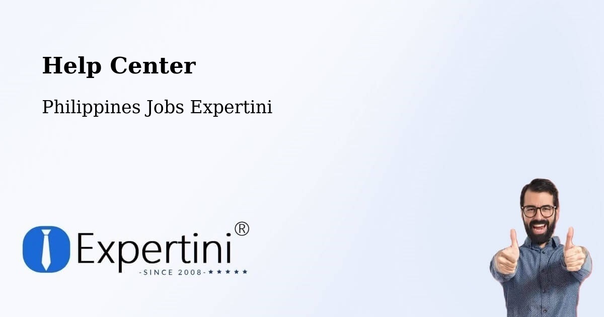 Help Center – Camalig - Philippines Jobs Expertini