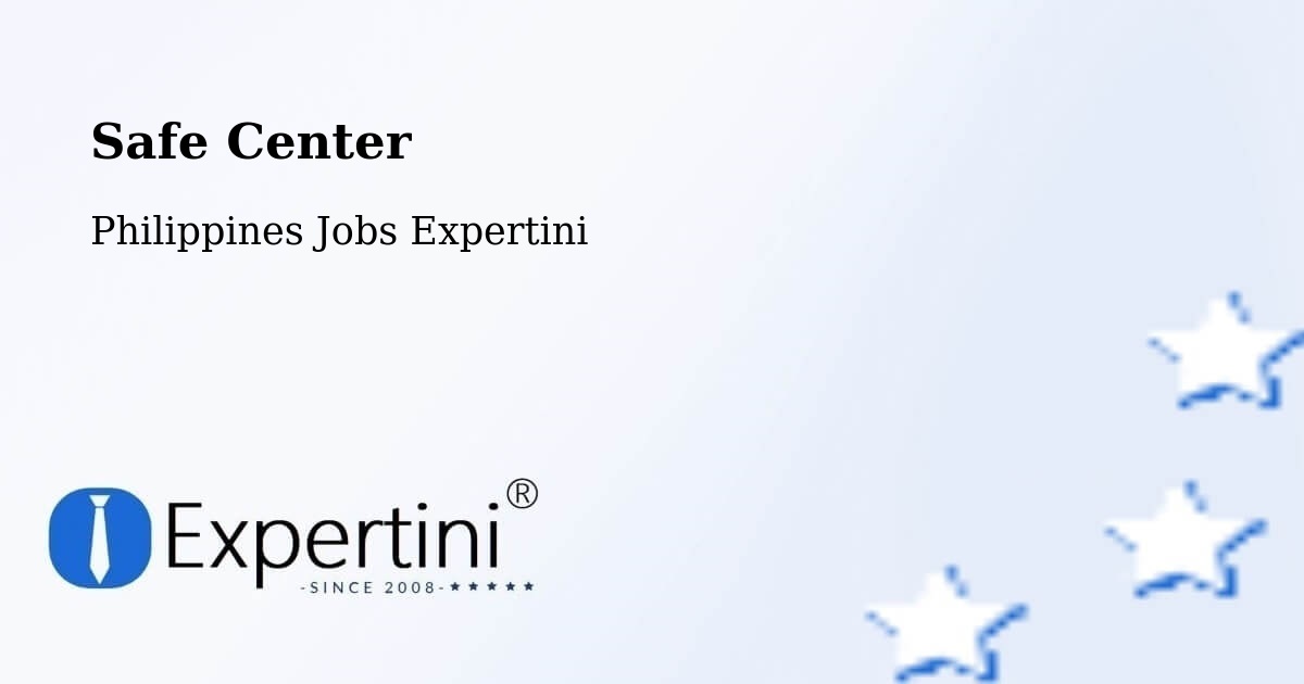 Safety Center – Camalig - Philippines Jobs Expertini